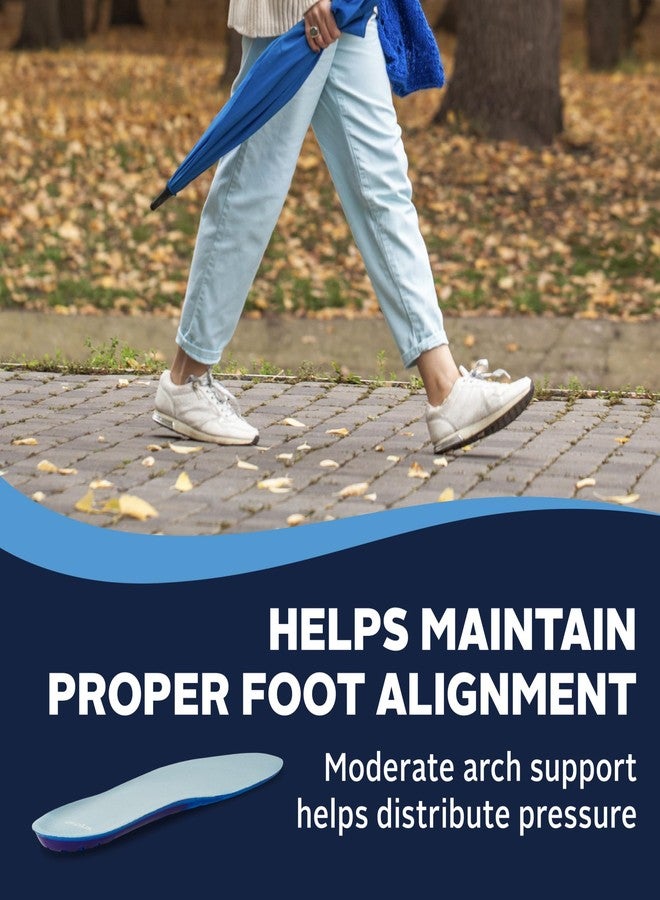 Airplus Massage Gel Insoles, Premium Gel Cushioning with Heel and Ball-of-Foot, Arch Support Insoles, Thin Profile, Trim-to-Fit, Full Length Comfort for Casual, Athletic, and Dress Shoes, Women's 5-11 - Image 4